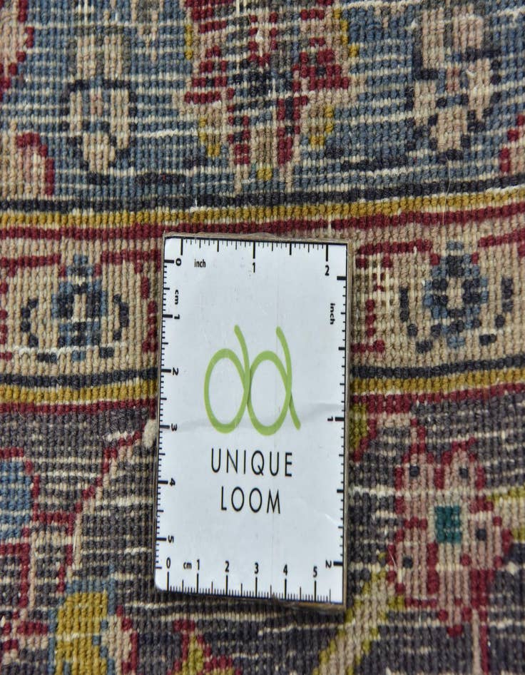 Detail image of  9' 7 x 12' 10  Hand Knotted Mashad Persian Wool Rug