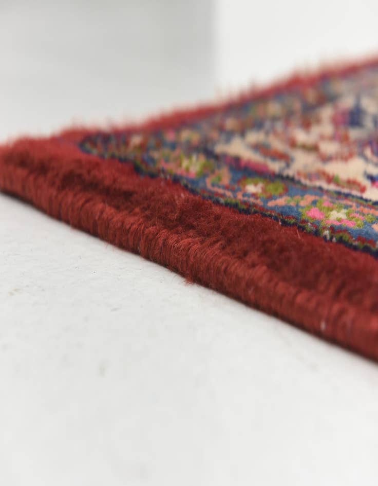 Detail image of  9' 8 x 12' 9  Hand Knotted Mashad Persian Wool Rug