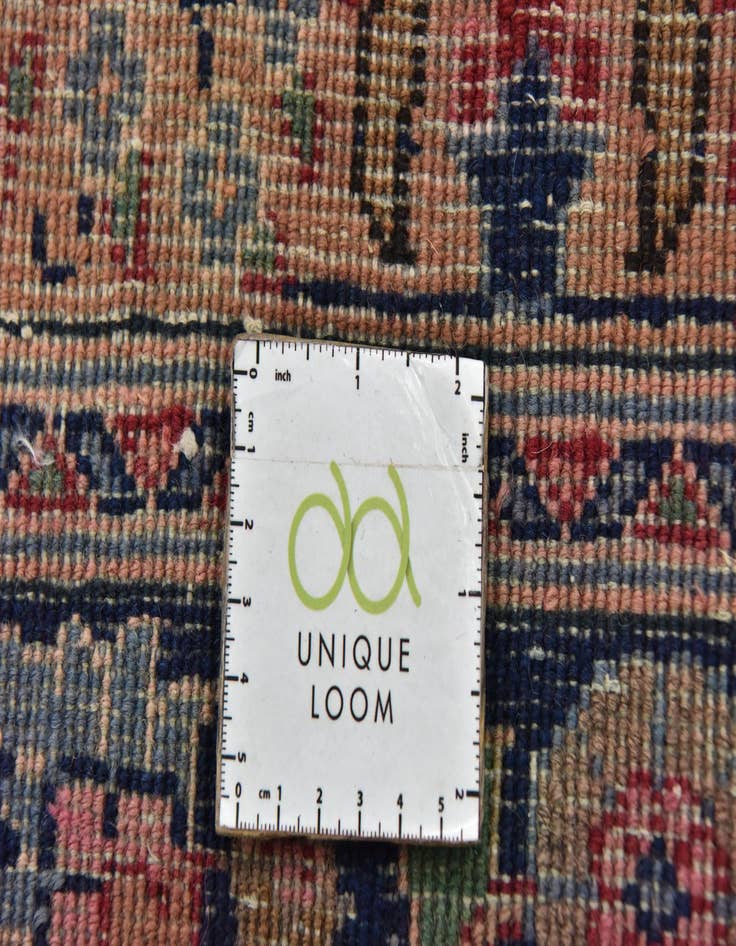 Detail image of  9' 9 x 12' 7  Hand Knotted Mashad Persian Wool Rug