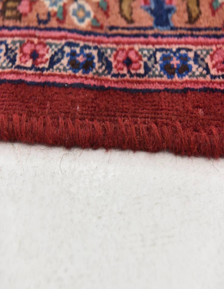 Detail image of  9' 9 x 12' 7  Hand Knotted Mashad Persian Wool Rug