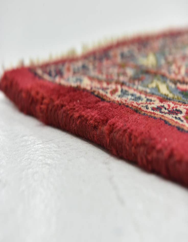 Detail image of  9' 9 x 12' 4  Hand Knotted Mashad Persian Wool Rug