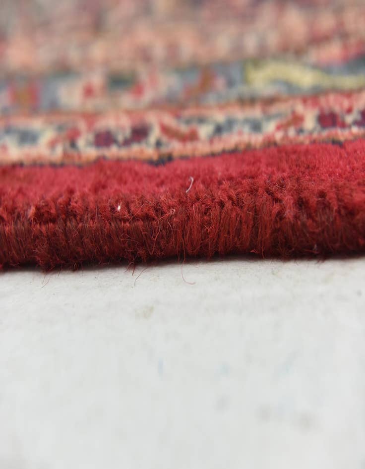 Detail image of  9' 9 x 12' 4  Hand Knotted Mashad Persian Wool Rug