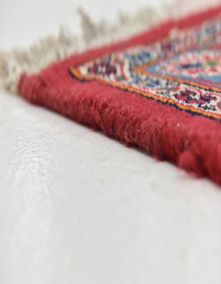 Detail image of  9' 8 x 12' 7  Hand Knotted Mashad Persian Wool Rug