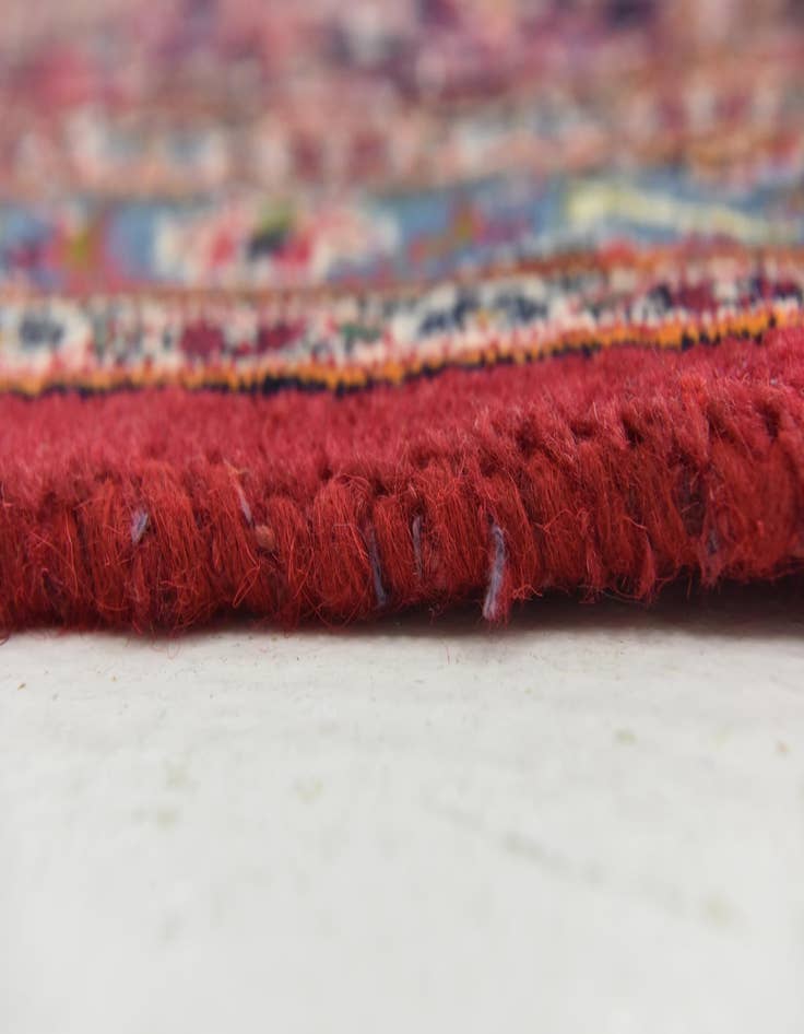 Detail image of  9' 8 x 12' 7  Hand Knotted Mashad Persian Wool Rug