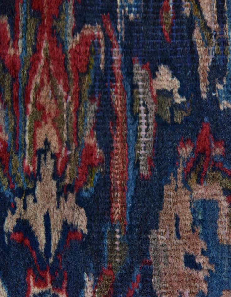 Detail image of  9' 10 x 12' 7  Hand Knotted Mashad Persian Wool Rug