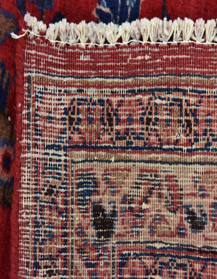 Detail image of  9' 10 x 12' 7  Hand Knotted Mashad Persian Wool Rug