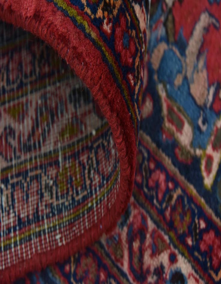 Detail image of  9' 10 x 12' 7  Hand Knotted Mashad Persian Wool Rug