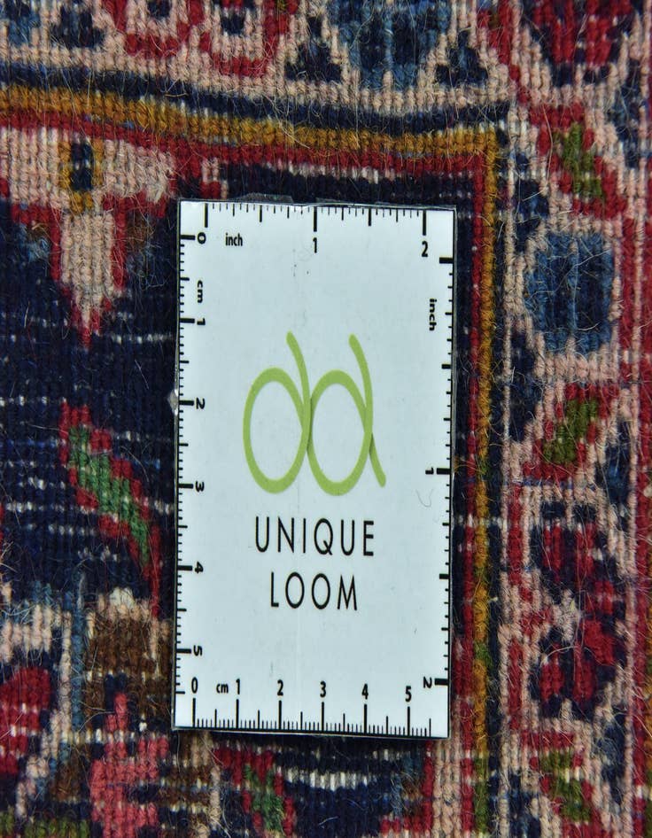 Detail image of  9' 9 x 12' 6  Hand Knotted Mashad Persian Wool Rug