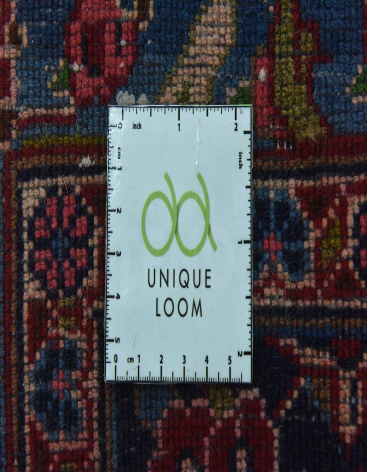 Detail image of  9' 9 x 12' 5  Hand Knotted Mashad Persian Wool Rug