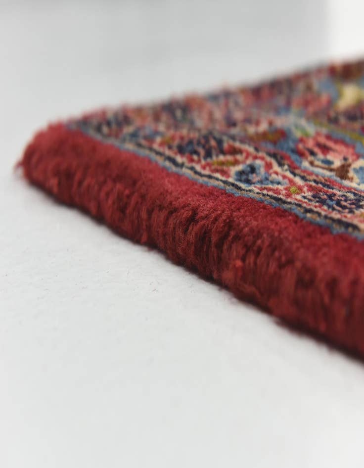 Detail image of  9' 9 x 12' 5  Hand Knotted Mashad Persian Wool Rug