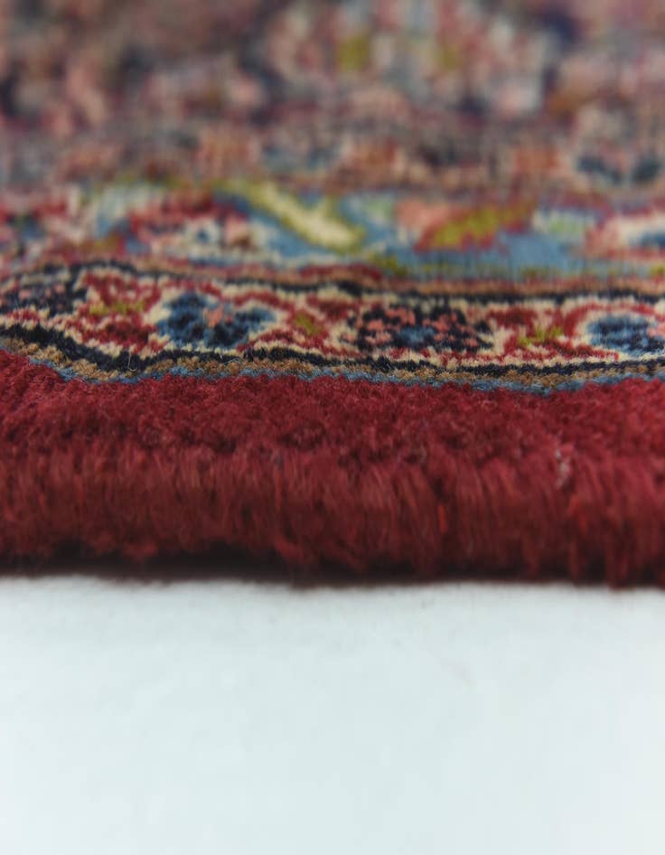 Detail image of  9' 9 x 12' 5  Hand Knotted Mashad Persian Wool Rug
