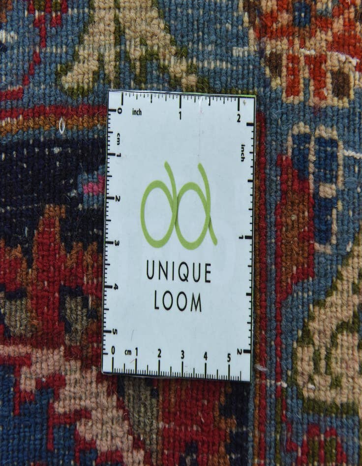 Detail image of  9' 6 x 12' 7  Hand Knotted Mashad Persian Wool Rug