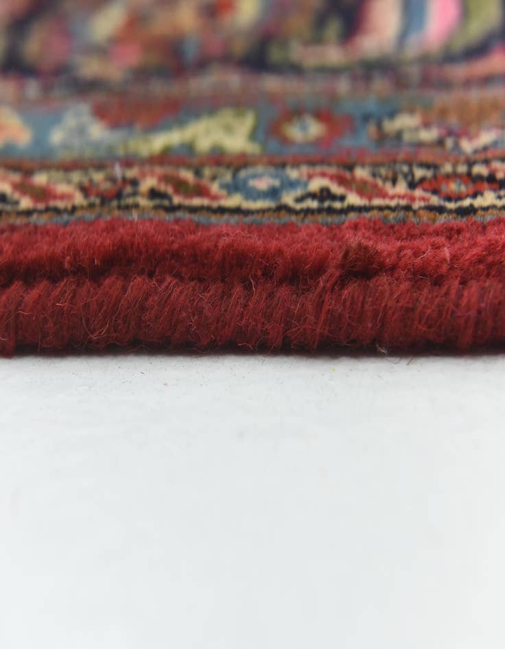 Detail image of  9' 6 x 12' 7  Hand Knotted Mashad Persian Wool Rug