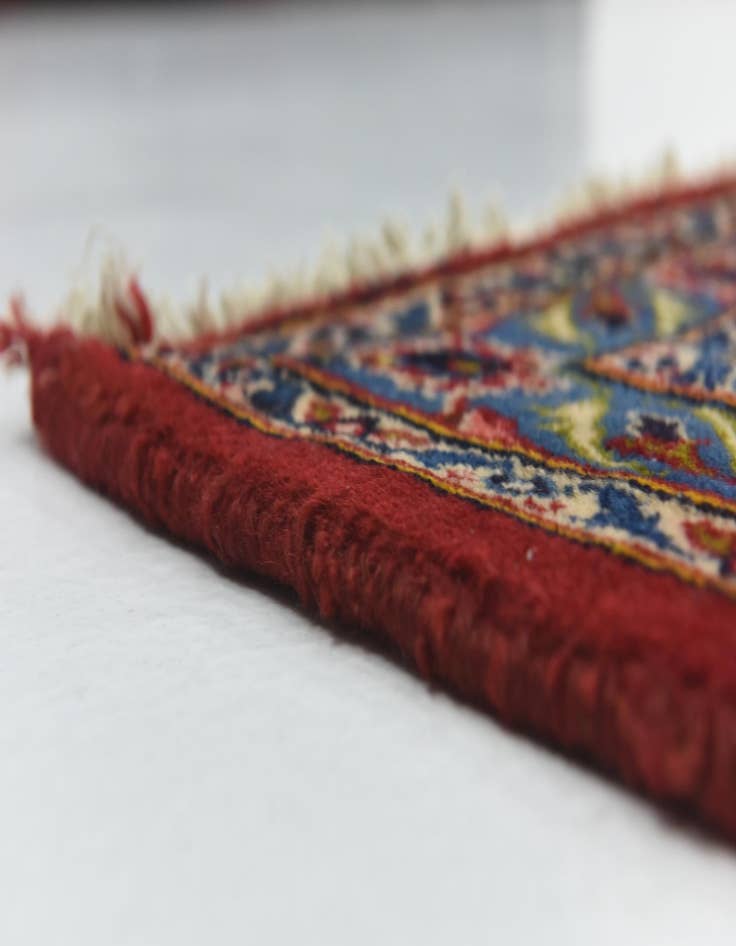 Detail image of  9' 10 x 12' 3  Hand Knotted Mashad Persian Wool Rug