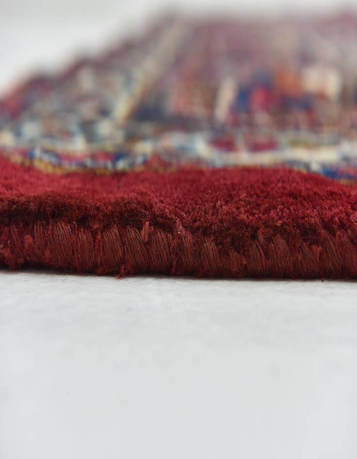 Detail image of  9' 7 x 13'  Hand Knotted Mashad Persian Wool Rug