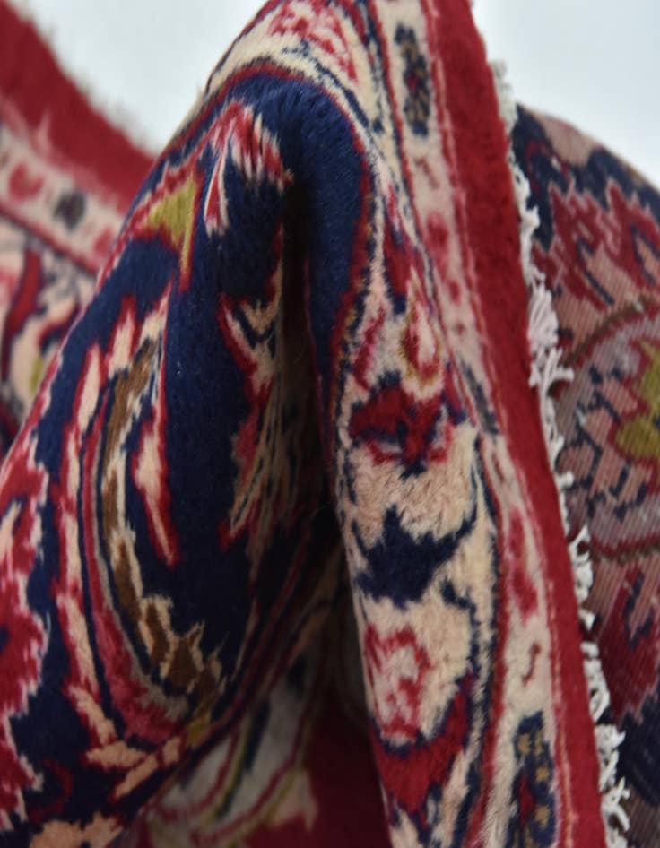 Detail image of  9' 8 x 12' 10  Hand Knotted Mashad Persian Wool Rug