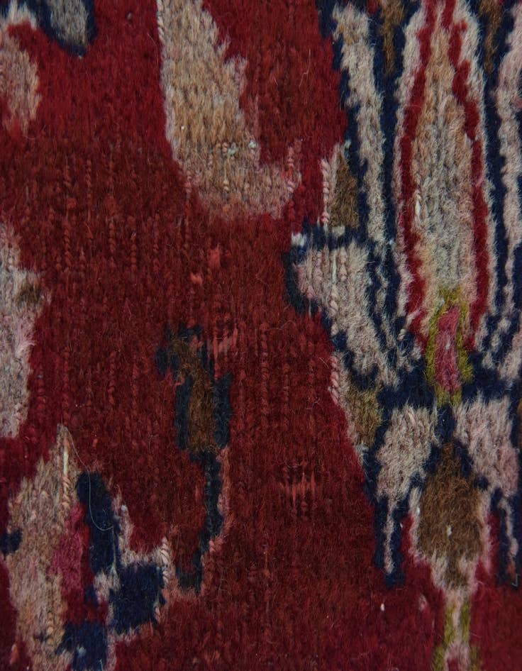 Detail image of  9' 8 x 12' 10  Hand Knotted Mashad Persian Wool Rug