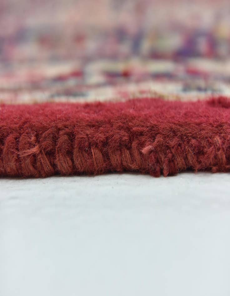 Detail image of  9' 8 x 12' 10  Hand Knotted Mashad Persian Wool Rug