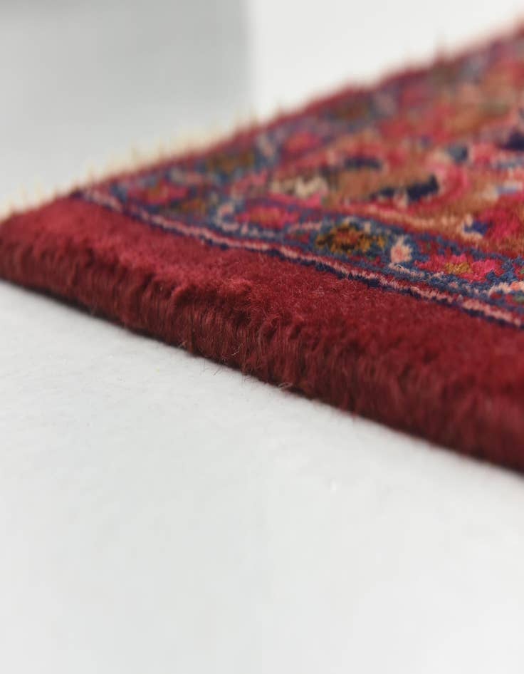 Detail image of  9' 9 x 12' 9  Hand Knotted Mashad Persian Wool Rug