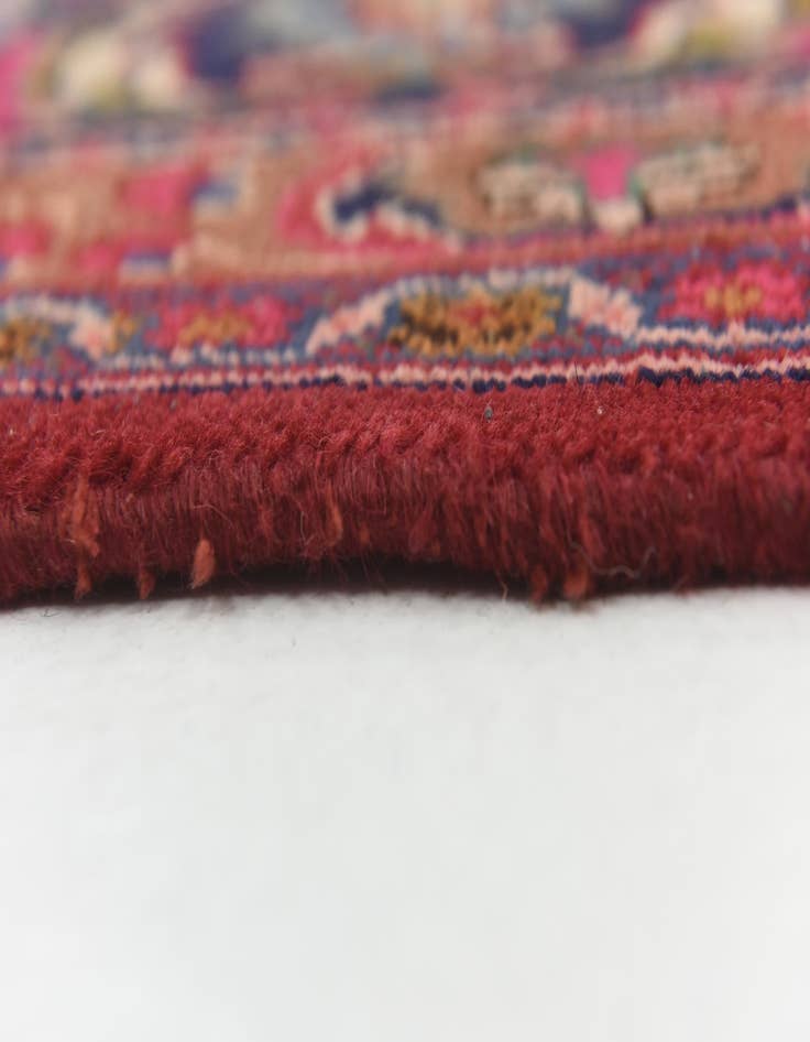 Detail image of  9' 9 x 12' 9  Hand Knotted Mashad Persian Wool Rug