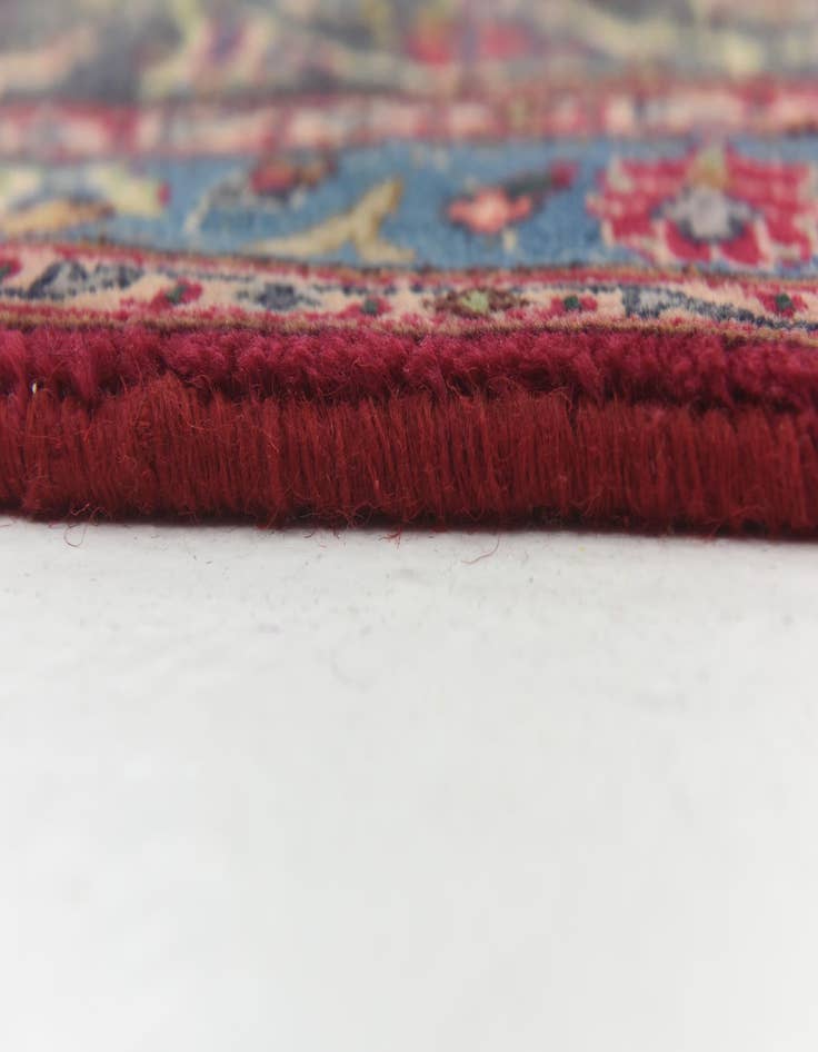 Detail image of  9' 7 x 12' 10  Hand Knotted Mashad Persian Wool Rug