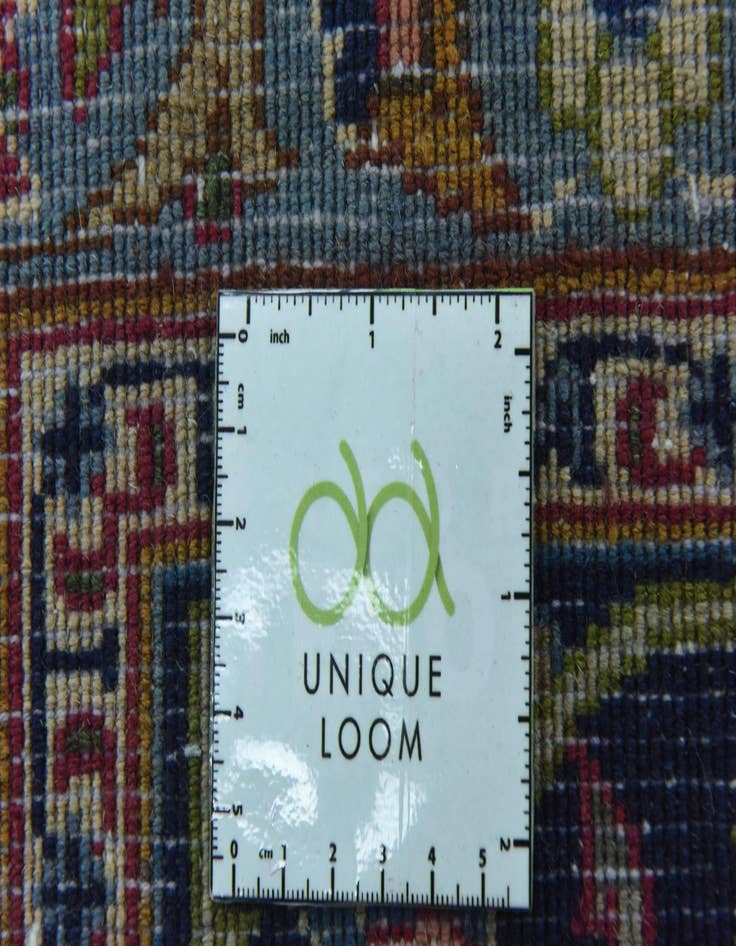 Detail image of  9' 8 x 12' 10  Hand Knotted Mashad Persian Wool Rug