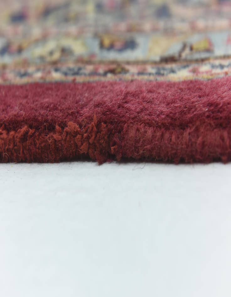 Detail image of  9' 8 x 12' 10  Hand Knotted Mashad Persian Wool Rug