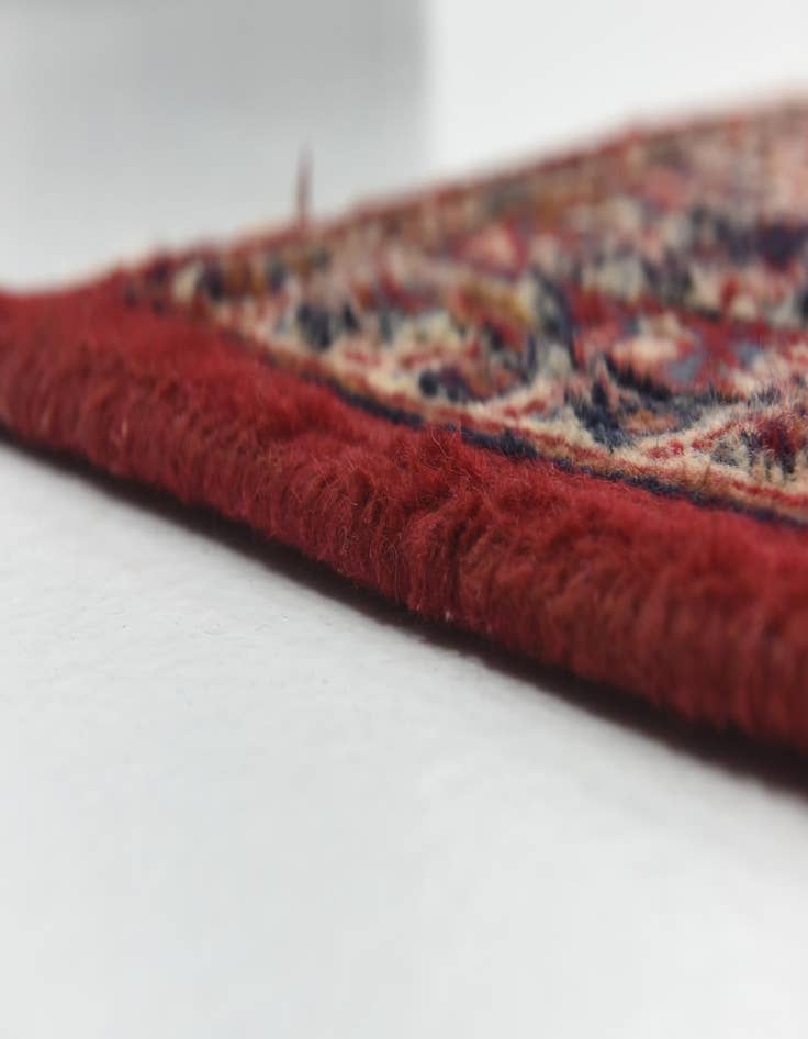 Detail image of  9' 10 x 12' 5  Hand Knotted Mashad Persian Wool Rug