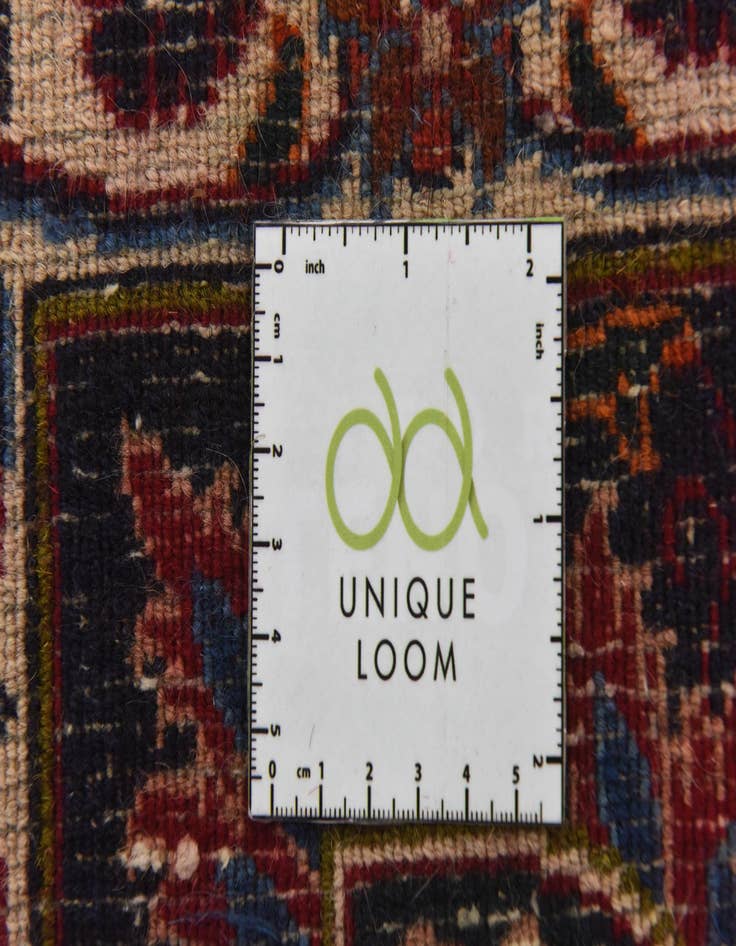 Detail image of  9' 6 x 13'  Hand Knotted Mashad Persian Wool Rug