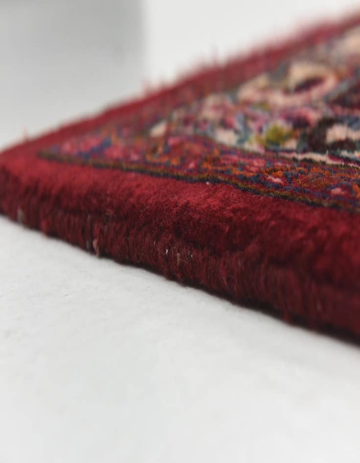 Detail image of  9' 6 x 13'  Hand Knotted Mashad Persian Wool Rug