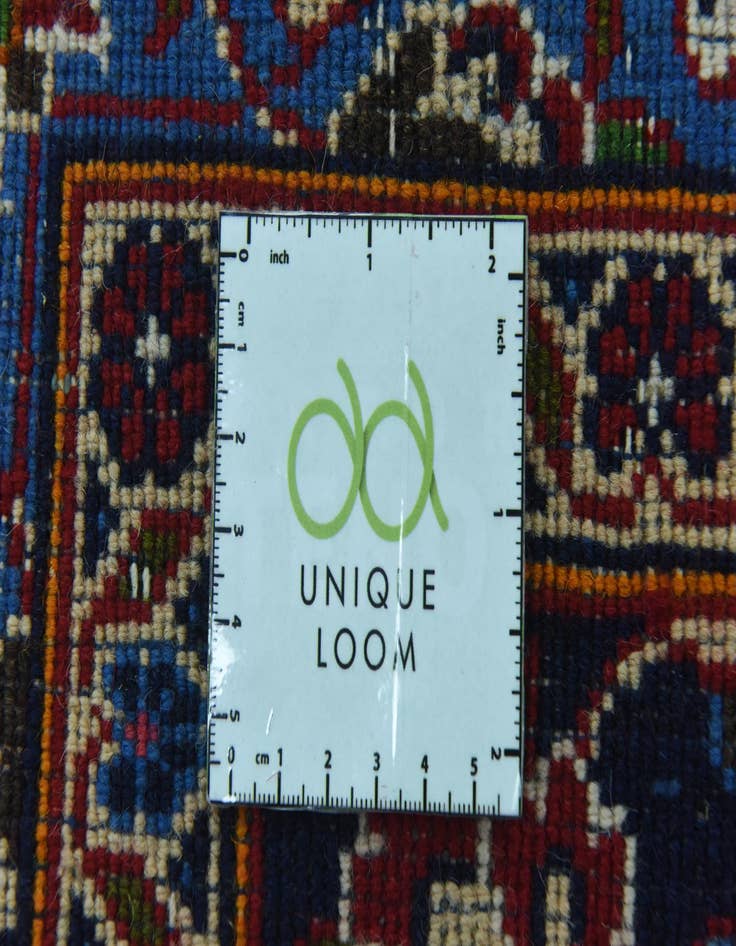 Detail image of  9' 9 x 12' 9  Hand Knotted Mashad Persian Wool Rug