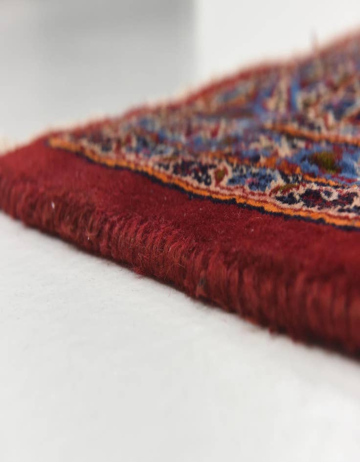 Detail image of  9' 9 x 12' 9  Hand Knotted Mashad Persian Wool Rug