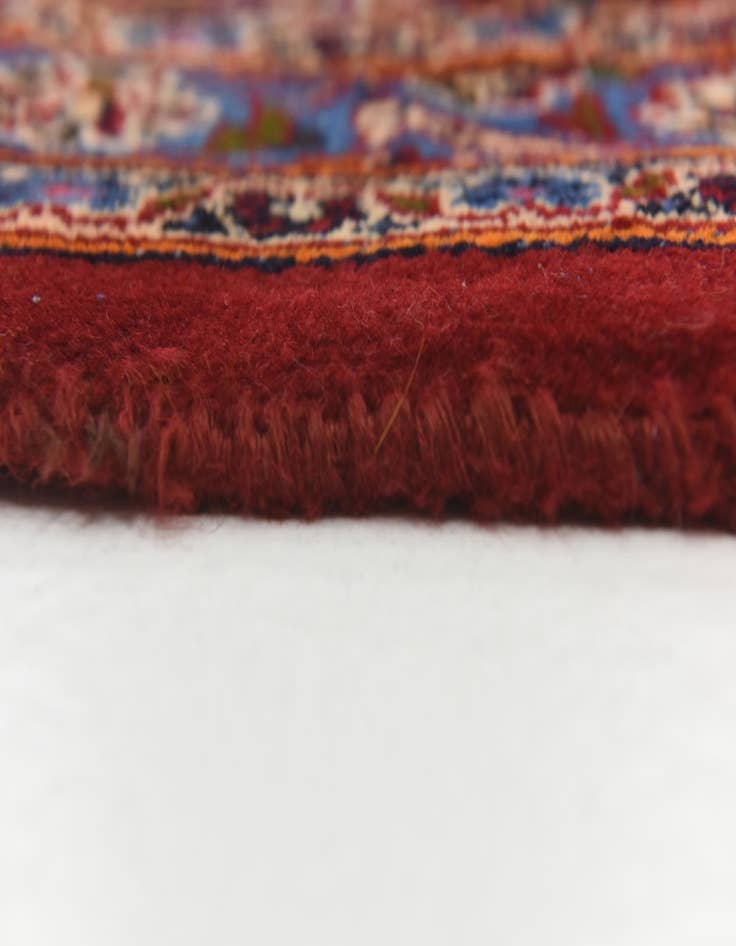 Detail image of  9' 9 x 12' 9  Hand Knotted Mashad Persian Wool Rug