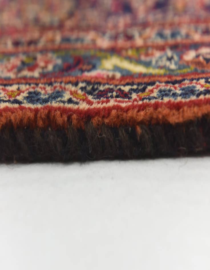 Detail image of  9' 9 x 12' 9  Hand Knotted Mashad Persian Wool Rug