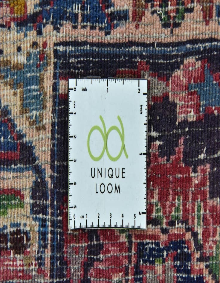 Detail image of  9' 7 x 13'  Hand Knotted Mashad Persian Wool Rug