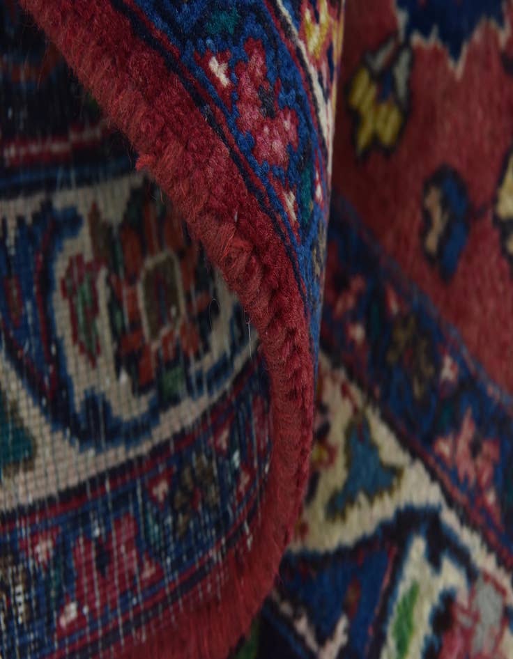 Detail image of  9' 7 x 13'  Hand Knotted Mashad Persian Wool Rug