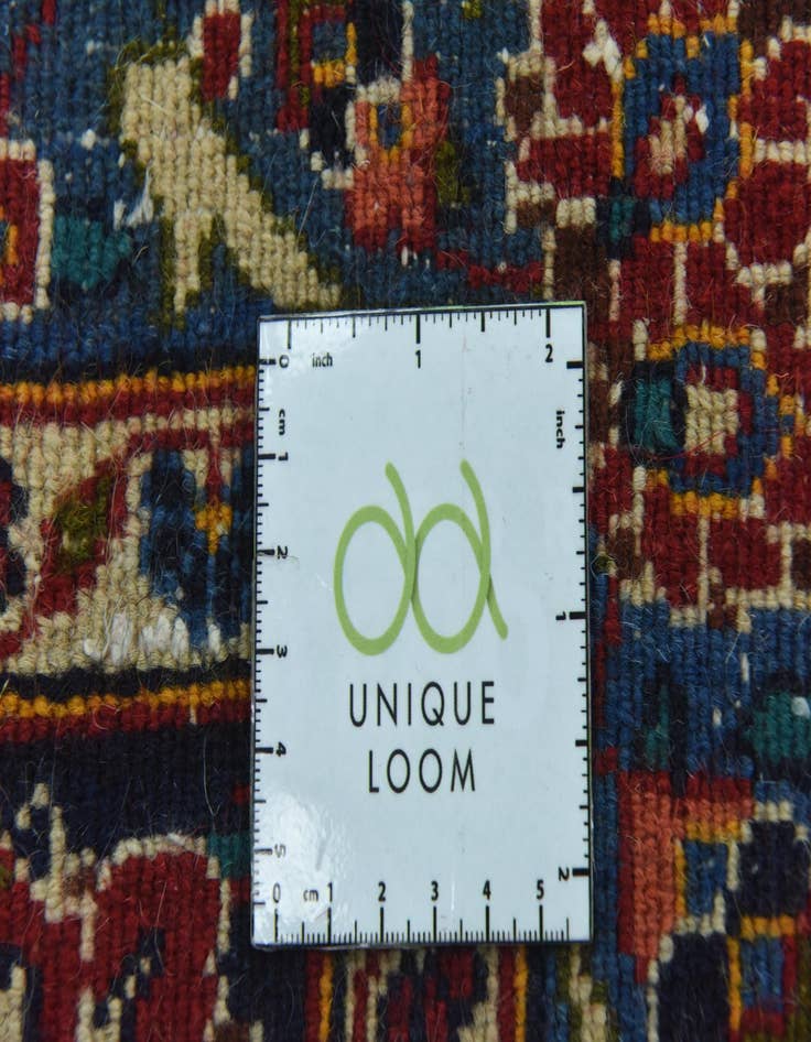 Detail image of 9' 9 x 13' 4 Hand Knotted Mashad Persian Wool Rug