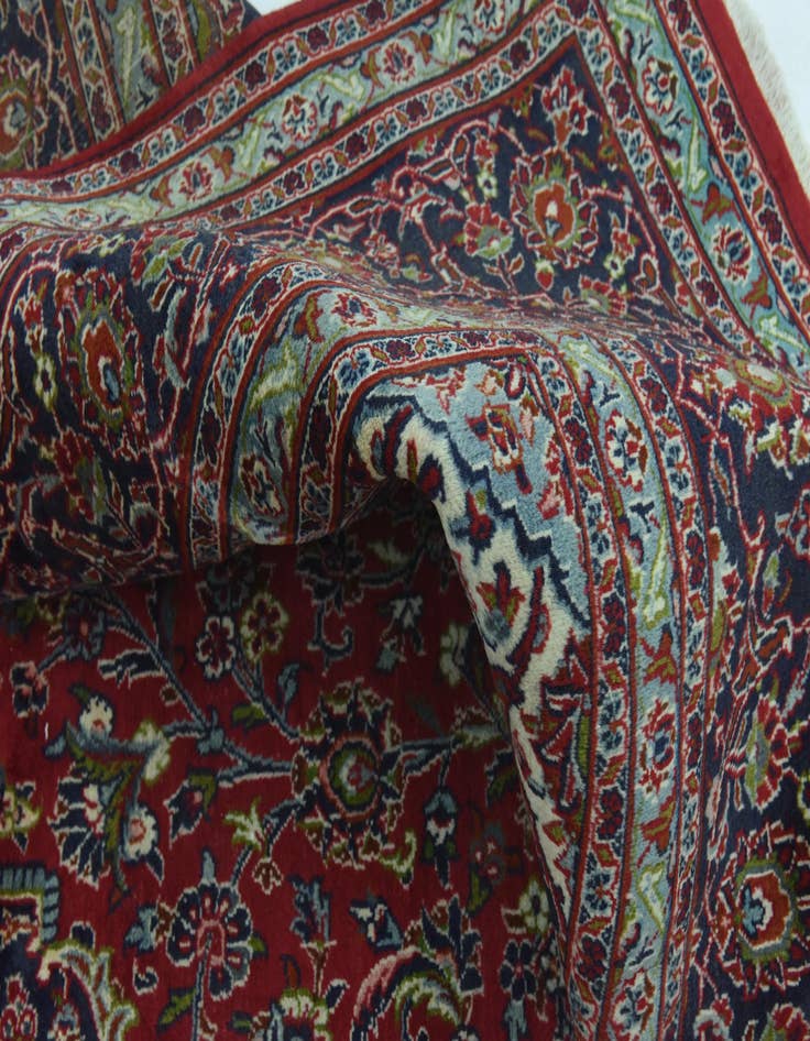 Detail image of  9' 6 x 12' 10  Hand Knotted Mashad Persian Wool Rug