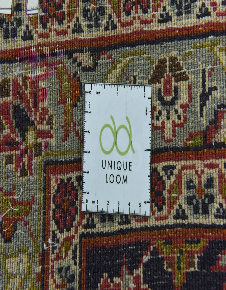 Detail image of  9' 6 x 12' 10  Hand Knotted Mashad Persian Wool Rug