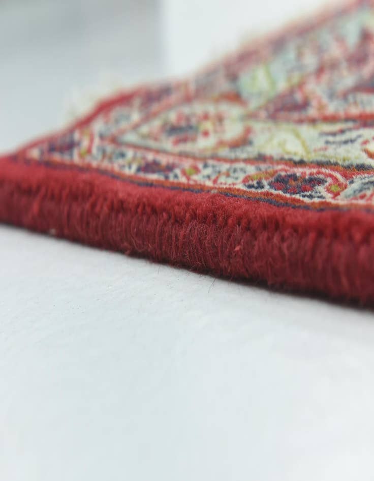 Detail image of  9' 6 x 12' 10  Hand Knotted Mashad Persian Wool Rug