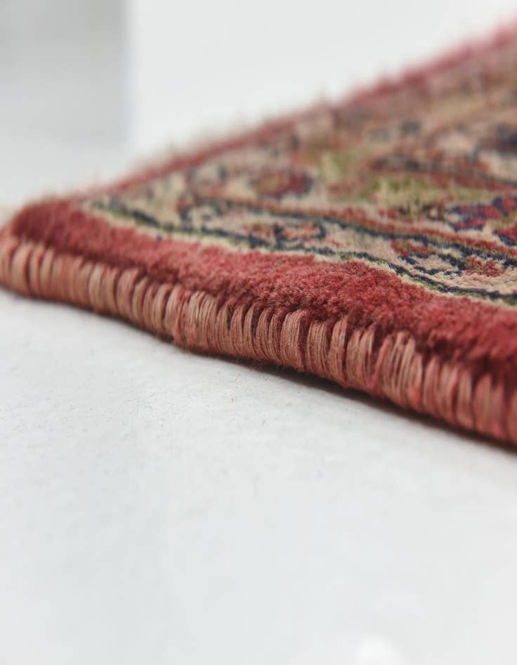 Detail image of  9' 8 x 12' 6  Hand Knotted Mashad Persian Wool Rug