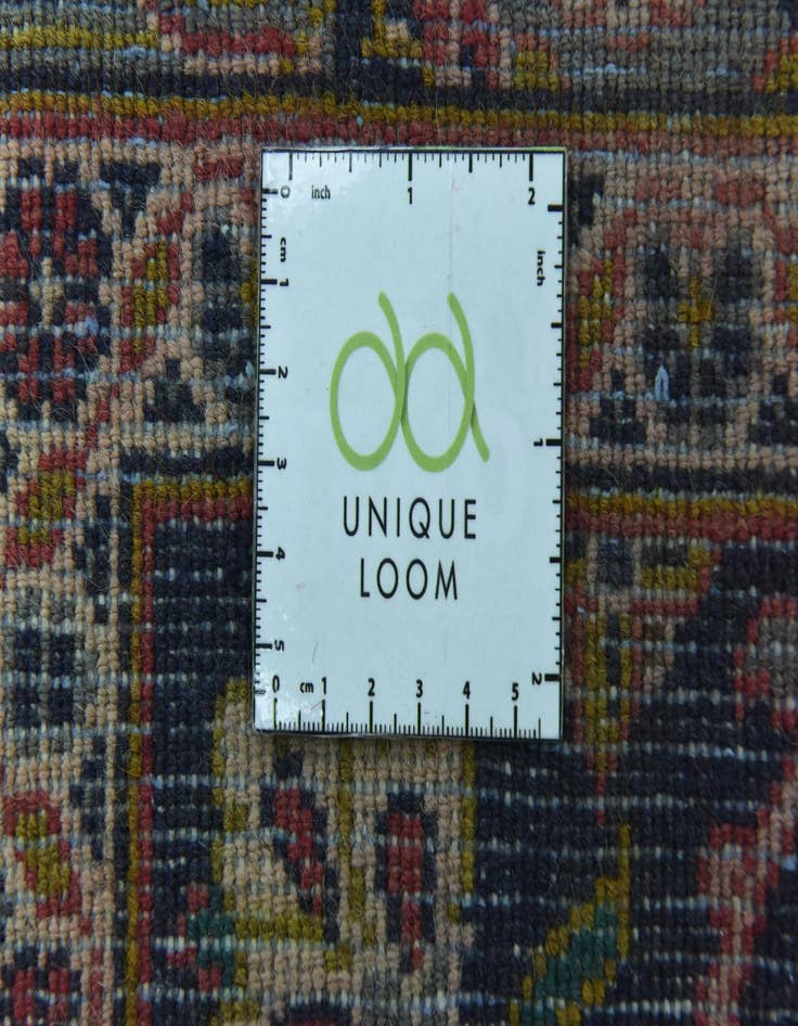 Detail image of  9' 6 x 12' 6  Hand Knotted Mashad Persian Wool Rug