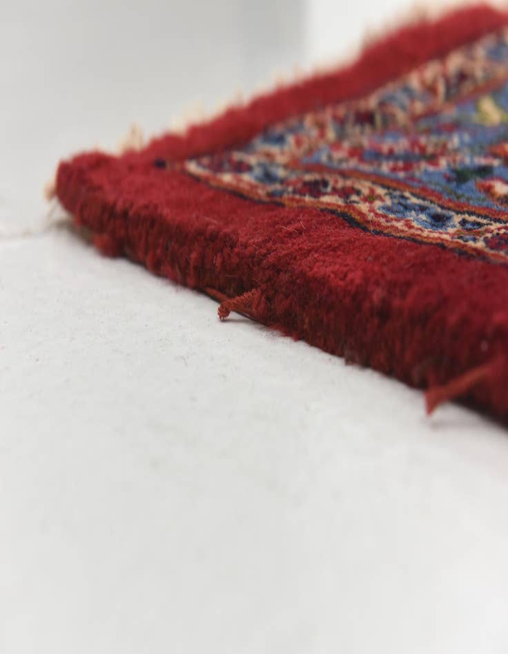 Detail image of  9' 10 x 12' 7  Hand Knotted Mashad Persian Wool Rug