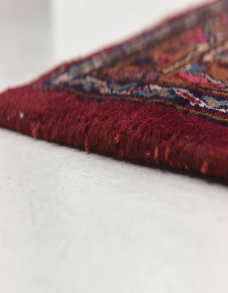 Detail image of  9' 7 x 12' 6  Hand Knotted Mashad Persian Wool Rug