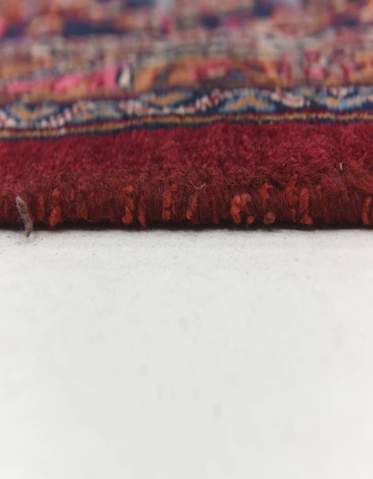 Detail image of  9' 7 x 12' 6  Hand Knotted Mashad Persian Wool Rug