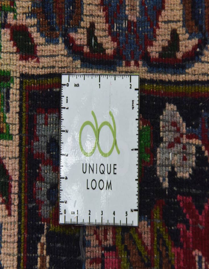 Detail image of  9' 9 x 12' 7  Hand Knotted Mashad Persian Wool Rug