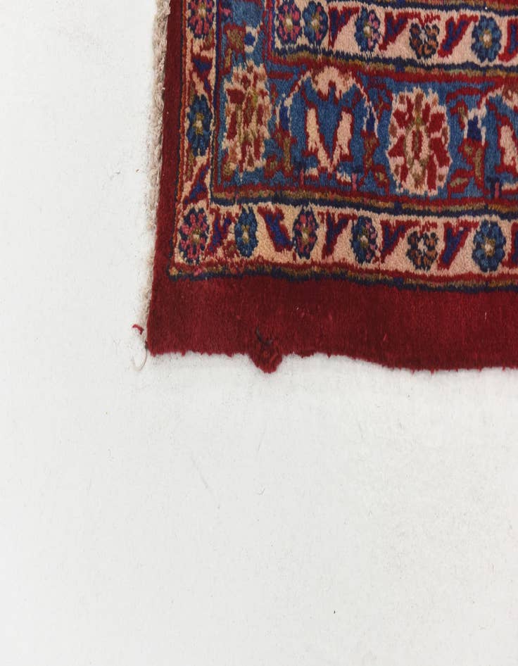 Detail image of  9' 8 x 12' 5  Hand Knotted Mashad Persian Wool Rug