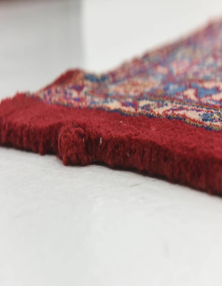 Detail image of  9' 8 x 12' 5  Hand Knotted Mashad Persian Wool Rug