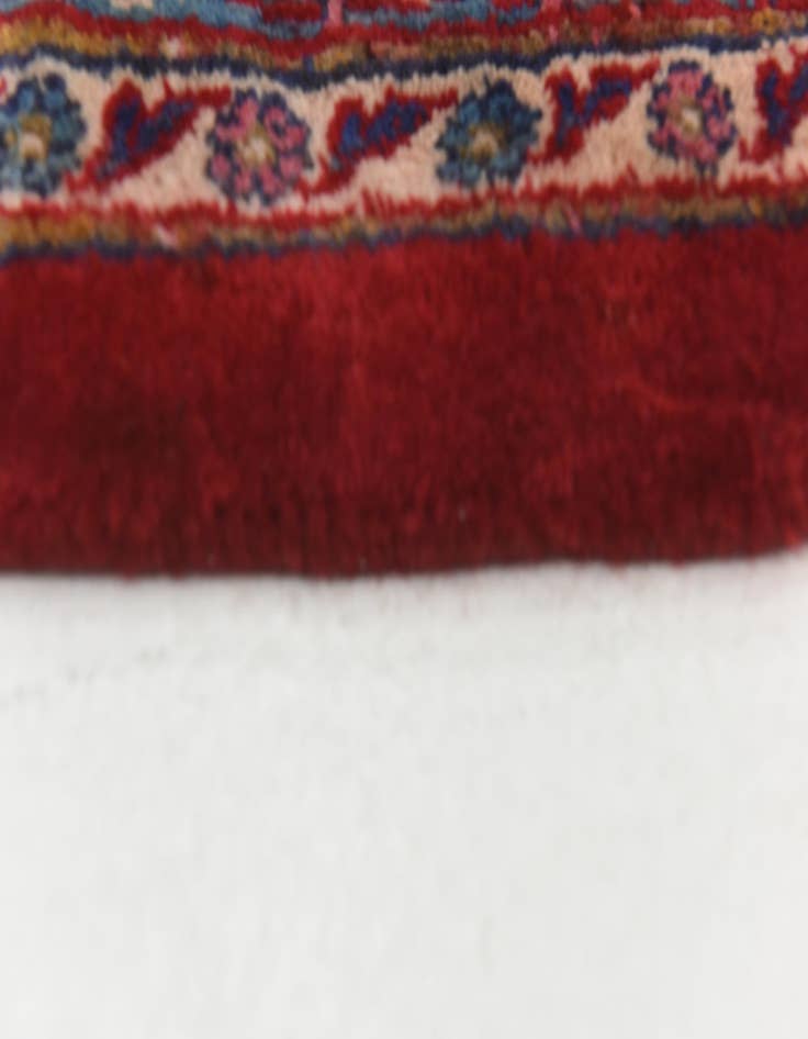 Detail image of  9' 8 x 12' 5  Hand Knotted Mashad Persian Wool Rug