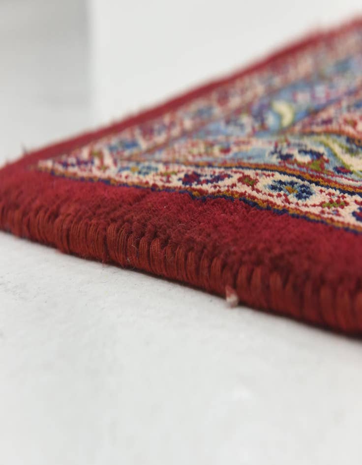 Detail image of  10' x 12' 8  Hand Knotted Mashad Persian Wool Rug